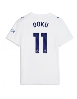 Manchester City Jeremy Doku #11 Kolmaspaita Naisten 2026-27 Lyhythihainen